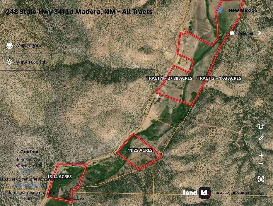 11.3 Acres of Recreational Land & Farm for Sale in La Madera, New Mexico