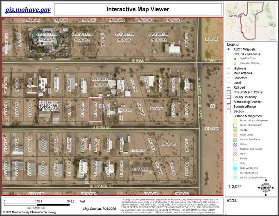 0.2 Acres of Land for Sale in Topock, Arizona