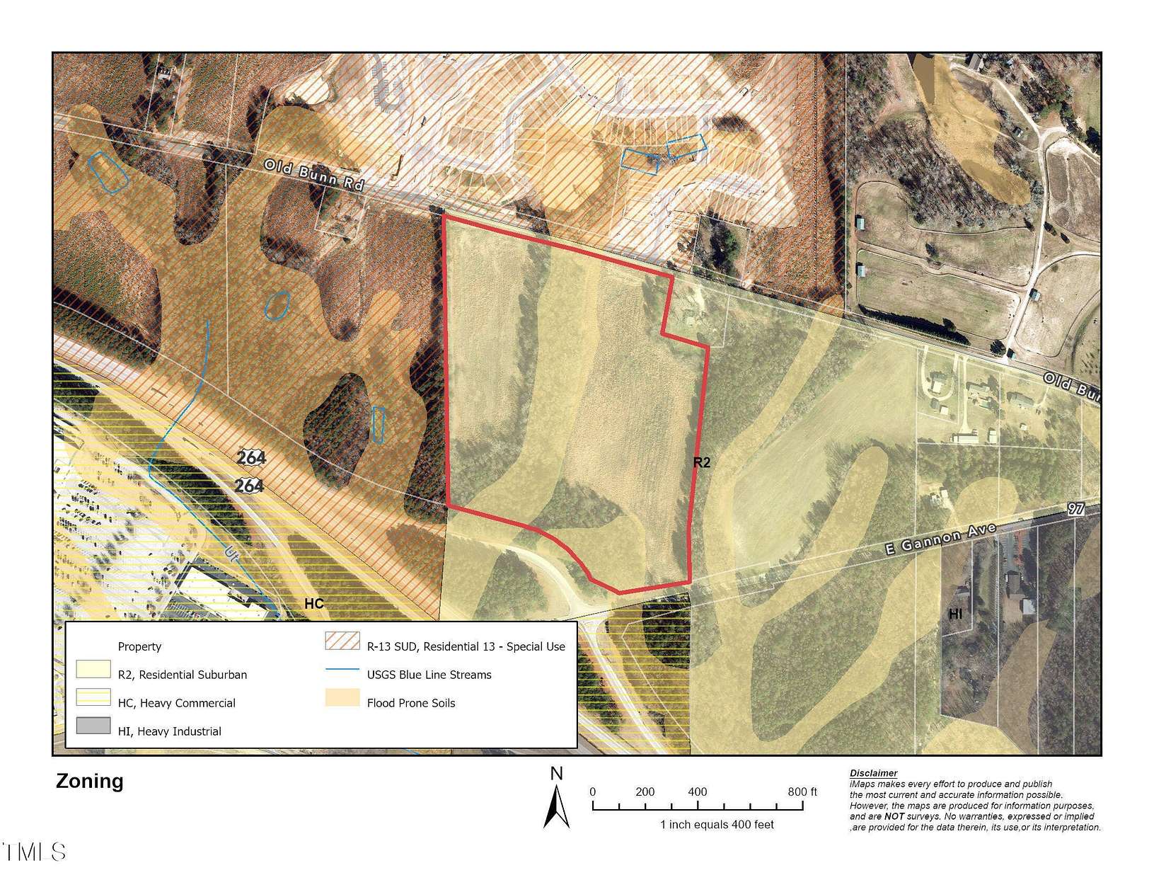 25.4 Acres of Land for Sale in Zebulon, North Carolina