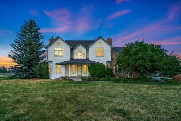 4.6 Acres of Residential Land with Home for Sale in Cheyenne, Wyoming