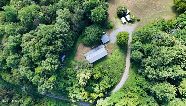 28.3 Acres of Recreational Land with Home for Sale in Newport, Tennessee