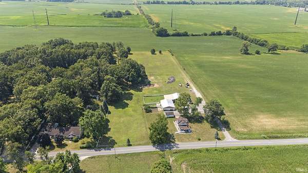 6.55 Acres of Land with Home for Sale in Culver, Indiana
