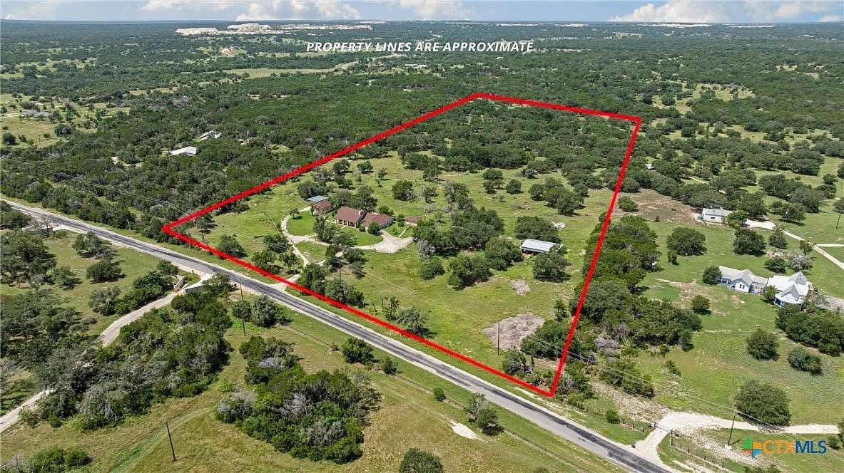 21.4 Acres of Land with Home for Sale in Salado, Texas