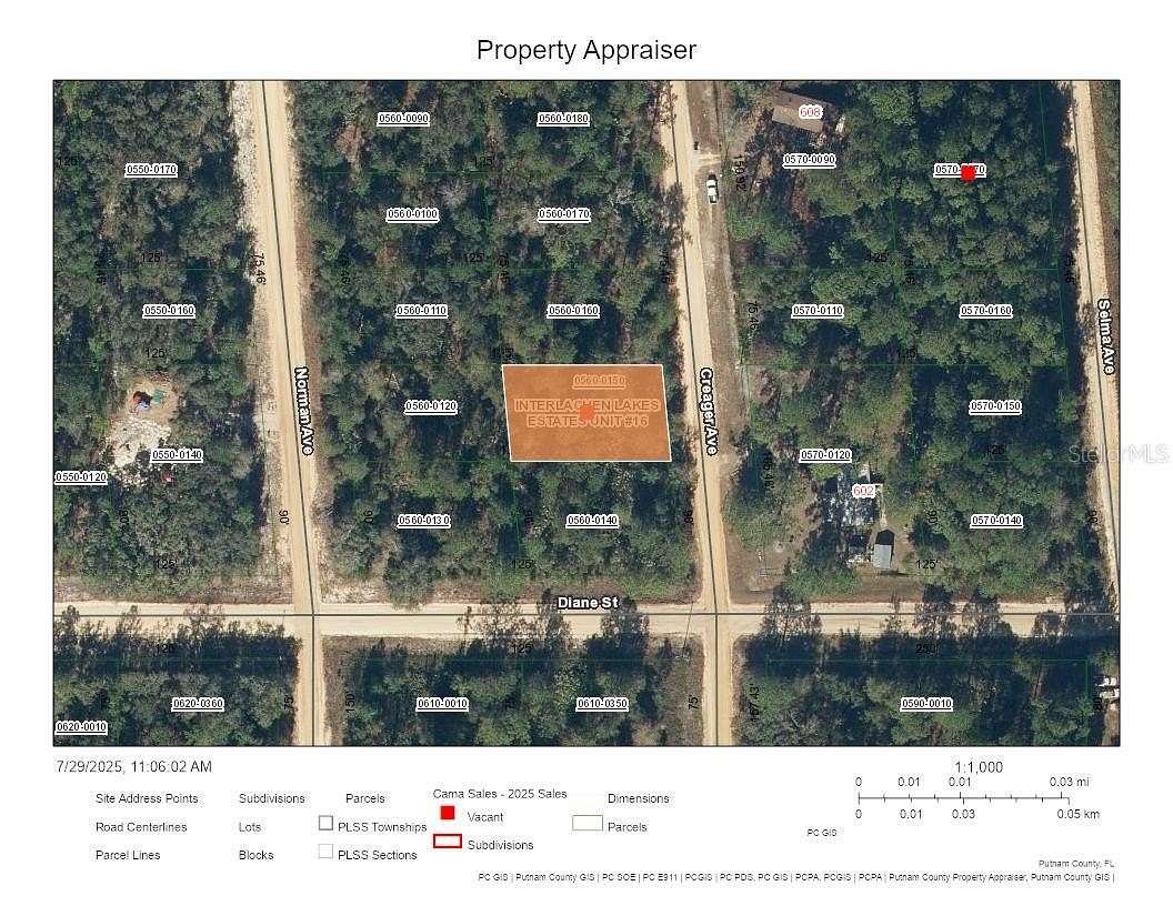 0.22 Acres of Residential Land for Sale in Interlachen, Florida
