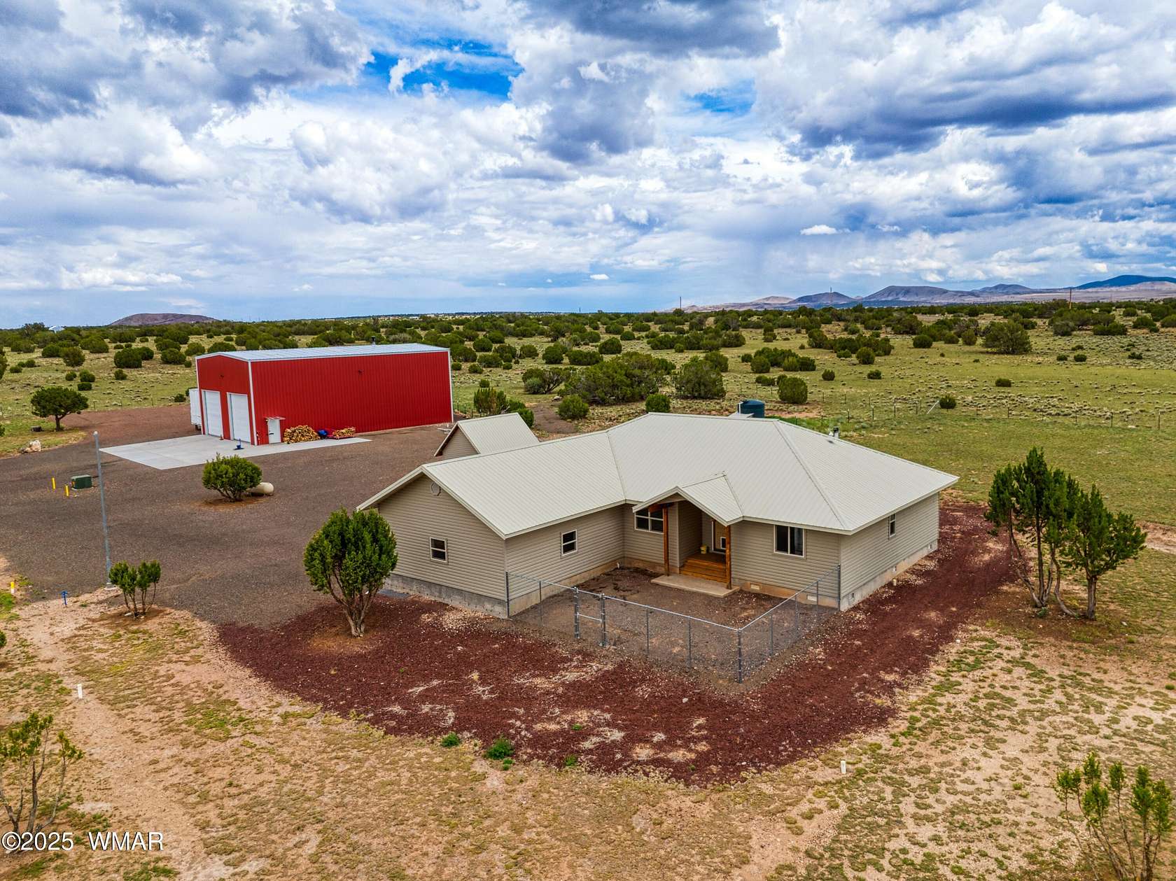 7.47 Acres of Land with Home for Sale in Concho, Arizona