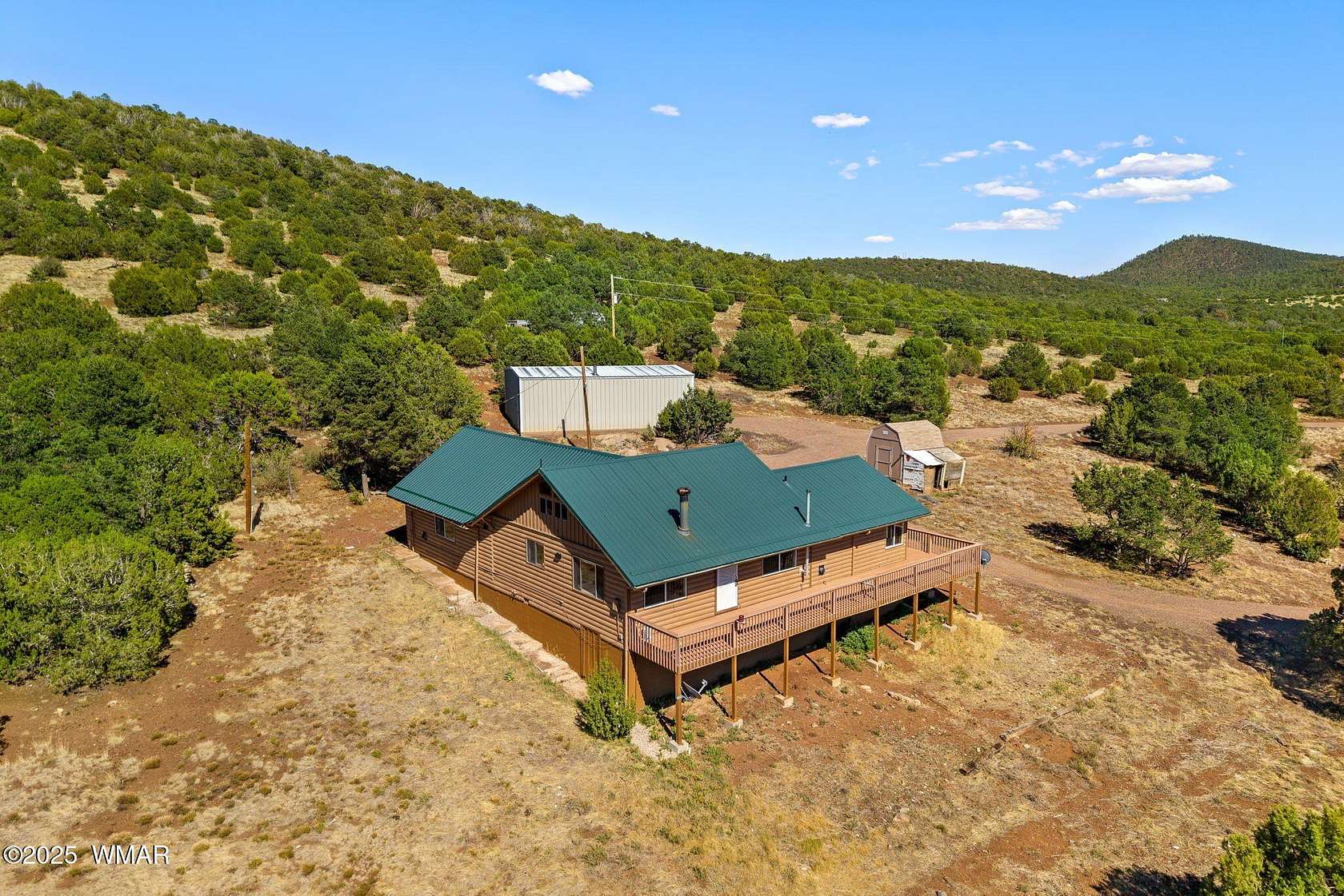 6 Acres of Residential Land with Home for Sale in Vernon, Arizona