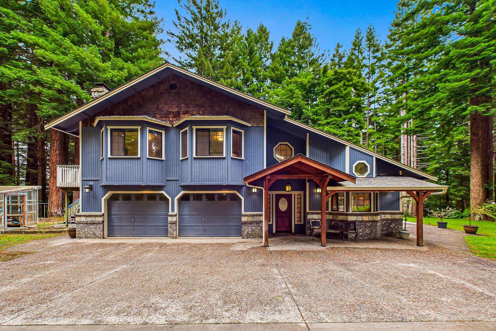 5 Acres of Residential Land with Home for Sale in Kneeland, California