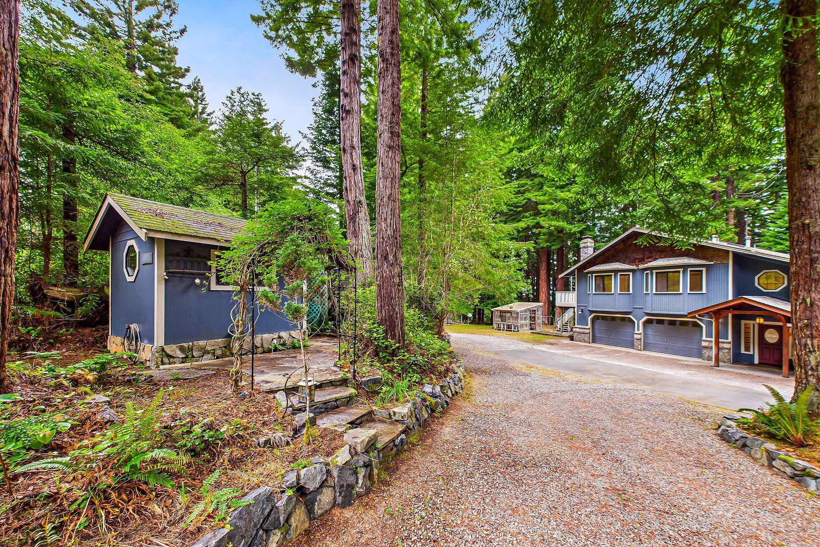 5 Acres of Land with Home for Sale in Kneeland, California