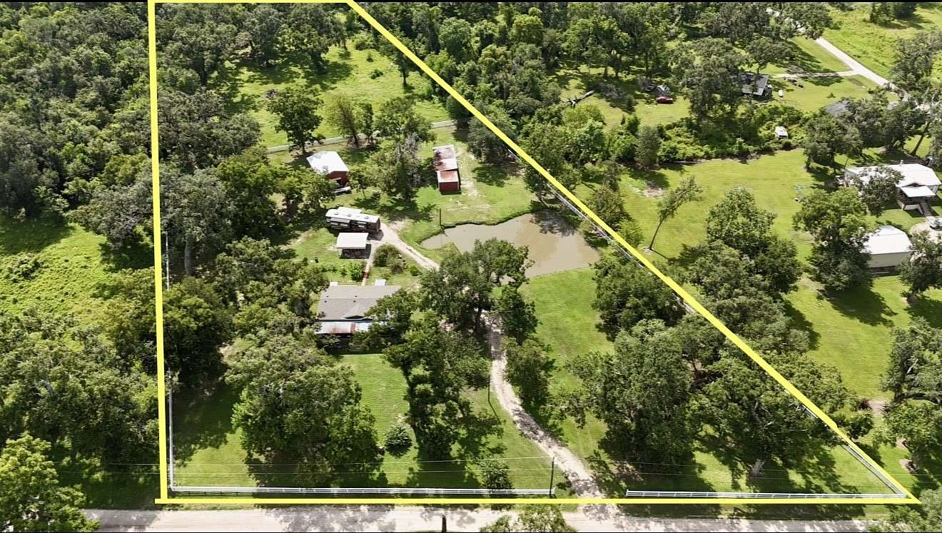 5 Acres of Residential Land with Home for Sale in Angleton, Texas