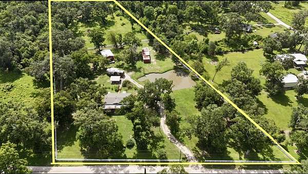 5 Acres of Residential Land with Home for Sale in Angleton, Texas