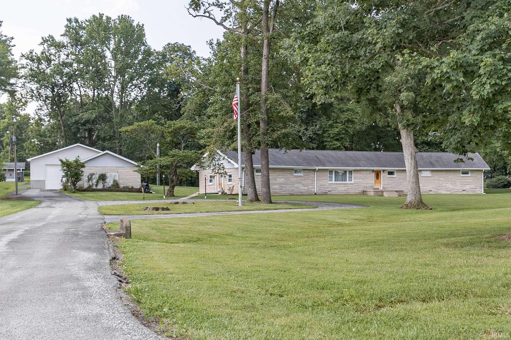 3 Acres of Land with Home for Sale in Mitchell, Indiana