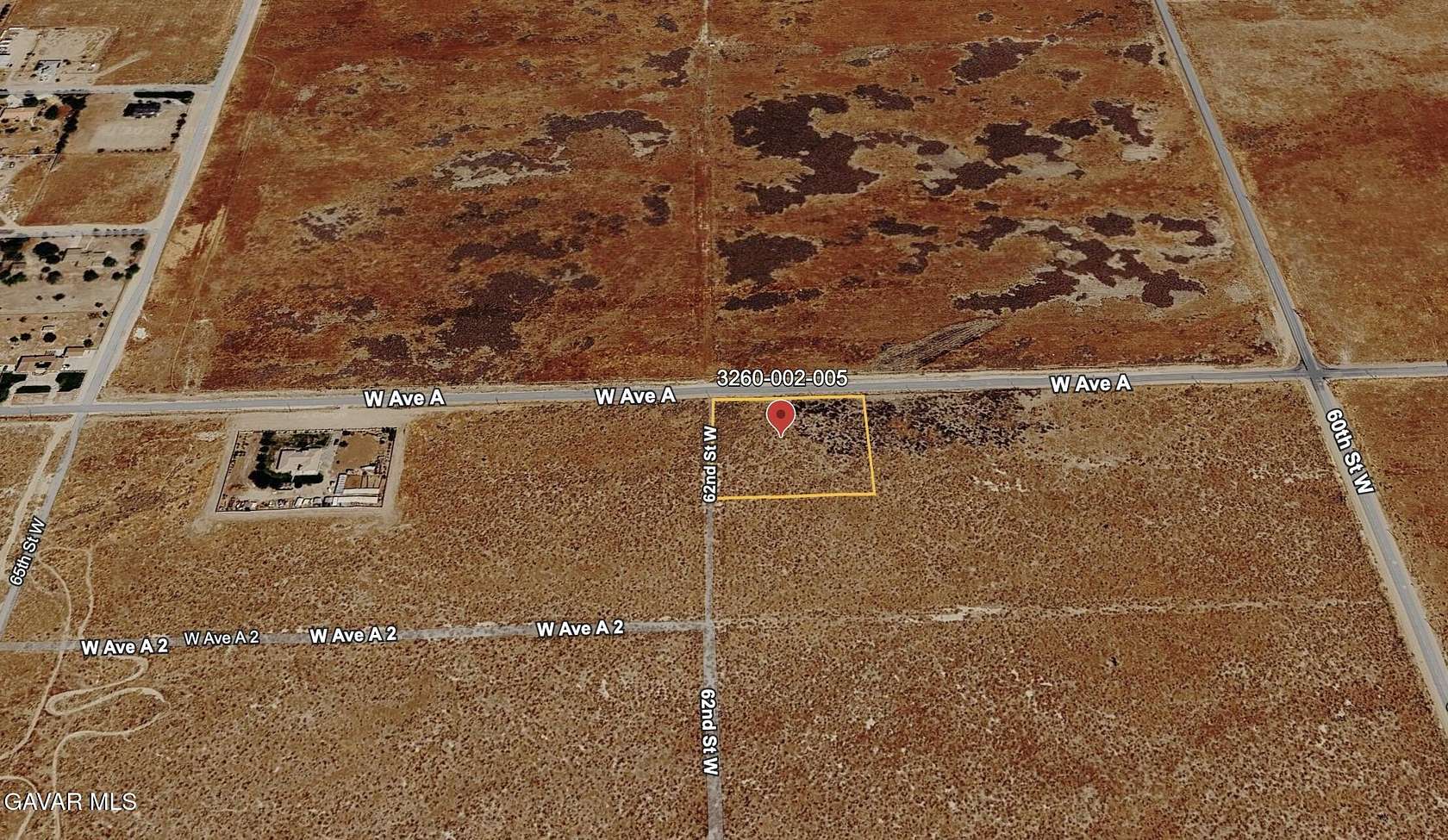 2.27 Acres of Land for Sale in Lancaster, California