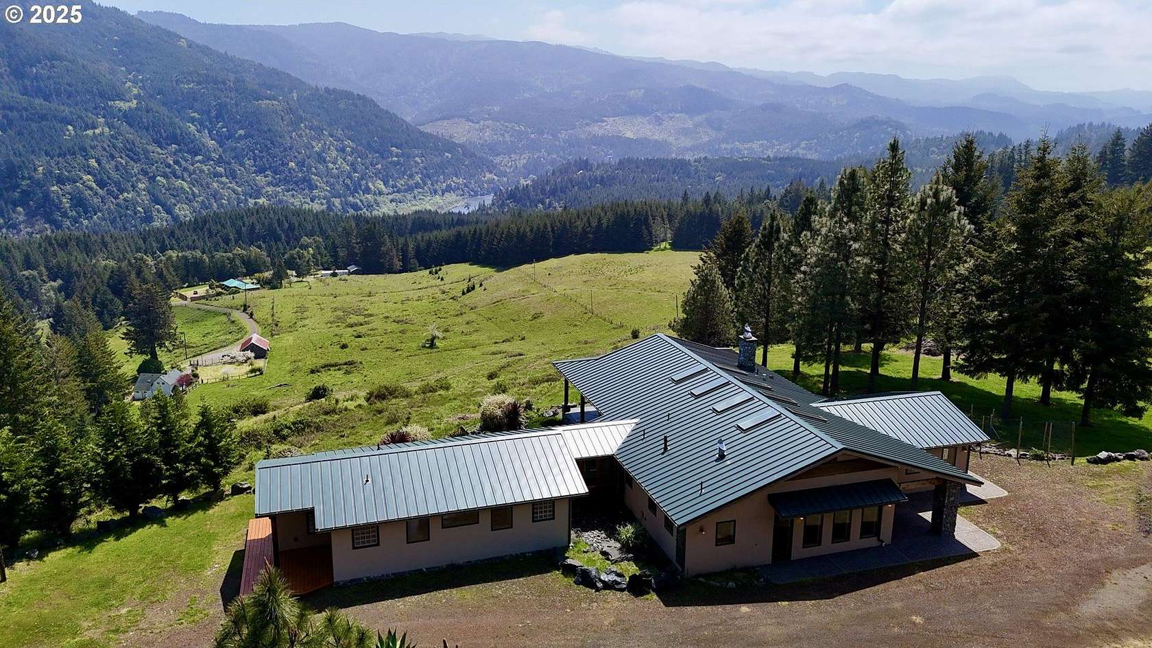 137 Acres of Recreational Land with Home for Sale in Gold Beach, Oregon