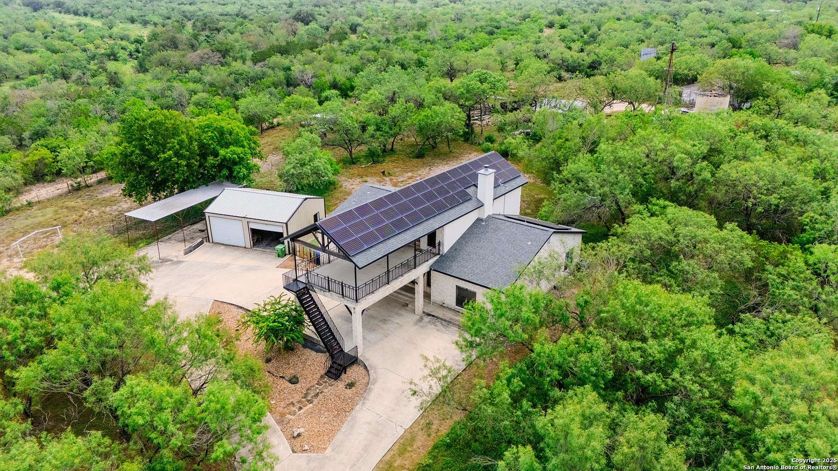 3.16 Acres of Residential Land with Home for Sale in San Antonio, Texas