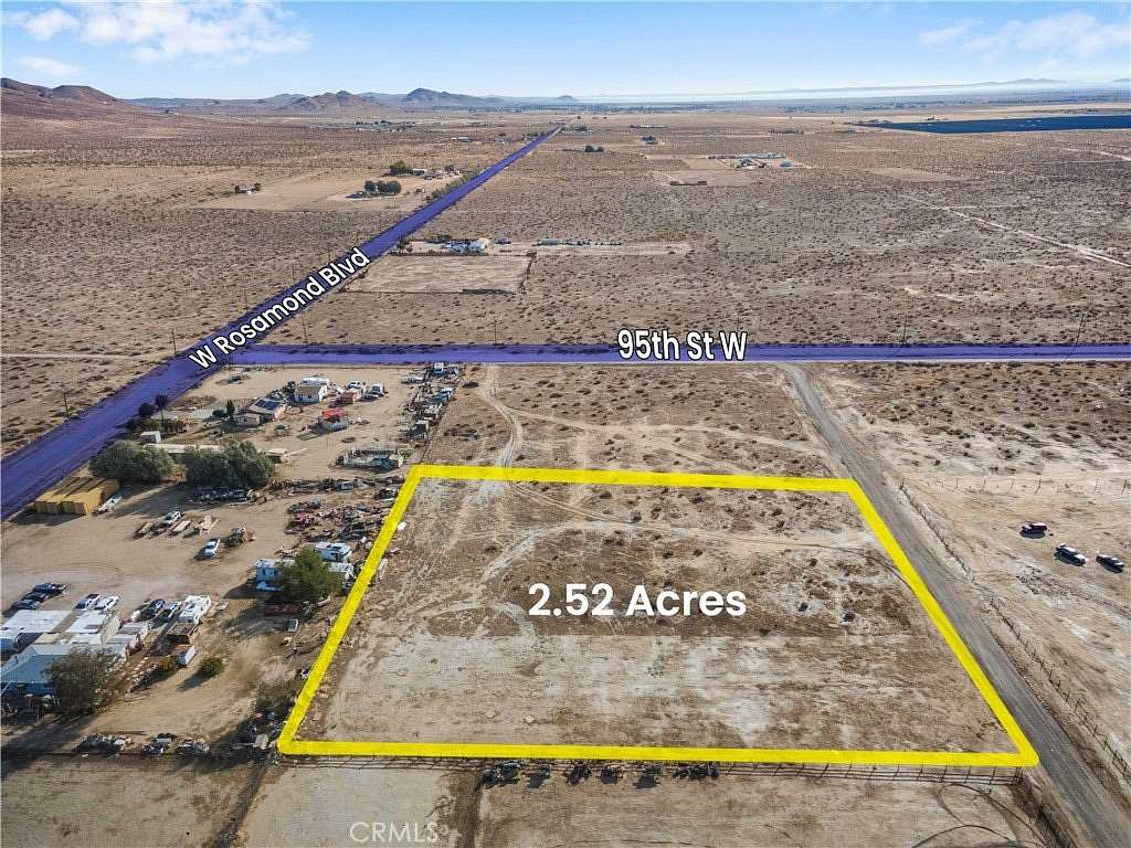 2.52 Acres of Residential Land for Sale in Rosamond, California