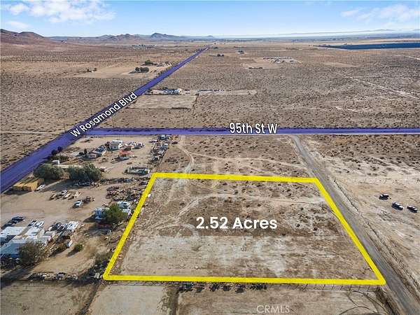 2.52 Acres of Land for Sale in Rosamond, California