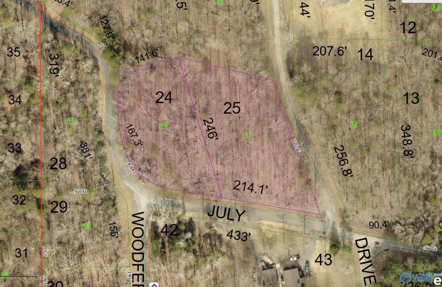 2.1 Acres of Land for Sale in Scottsboro, Alabama