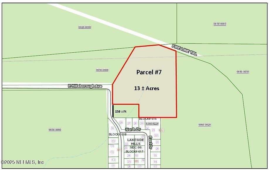 13 Acres of Recreational Land for Sale in Florahome, Florida