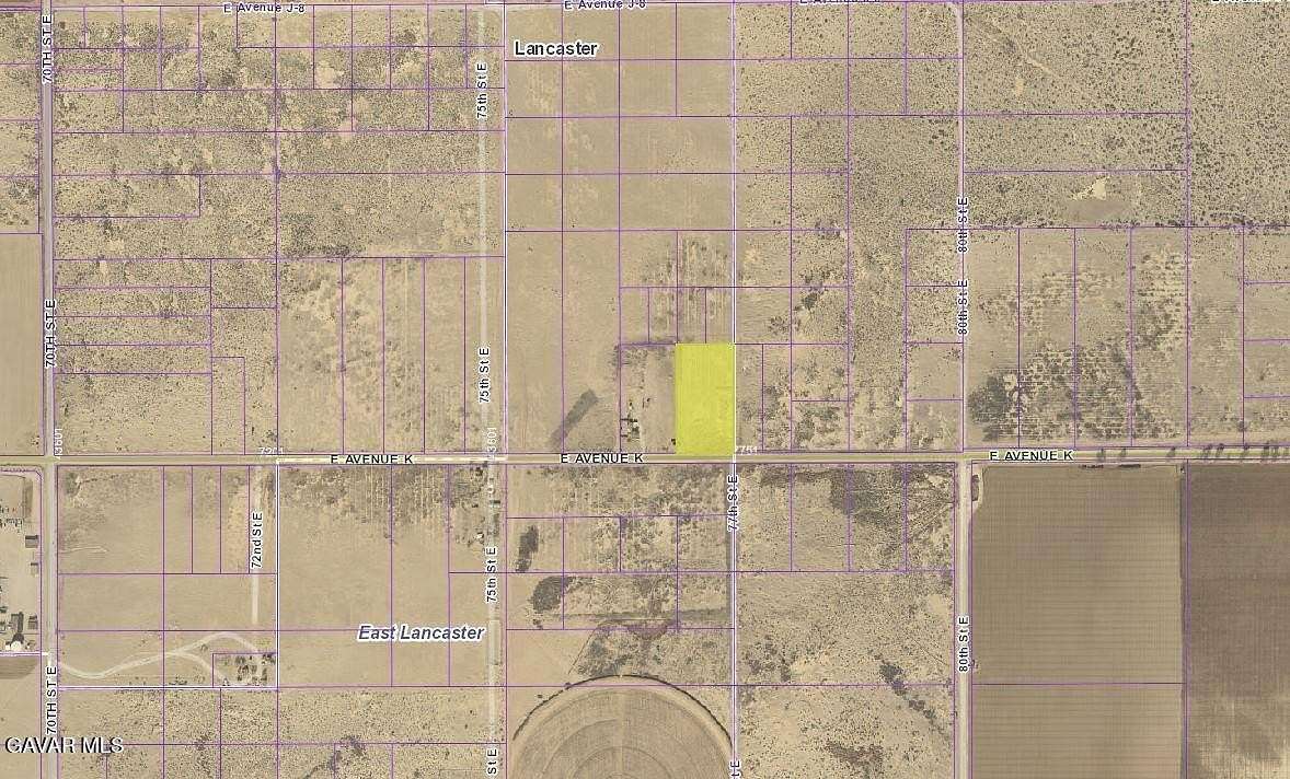5 Acres of Land for Sale in Lancaster, California
