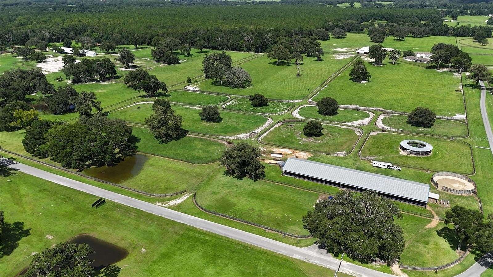 81.8 Acres of Agricultural Land with Home for Sale in Ocala, Florida