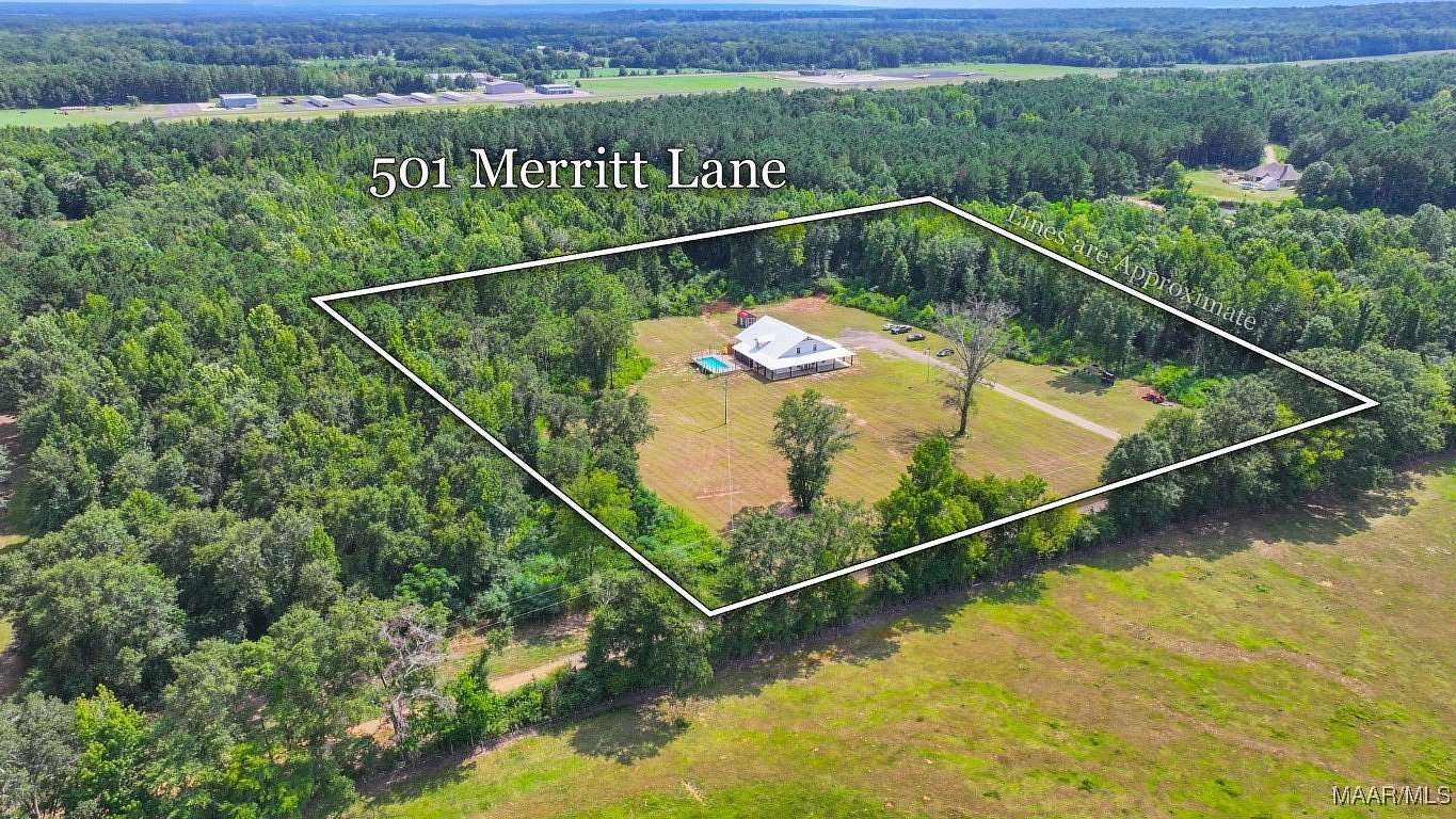 10 Acres of Residential Land with Home for Sale in Prattville, Alabama