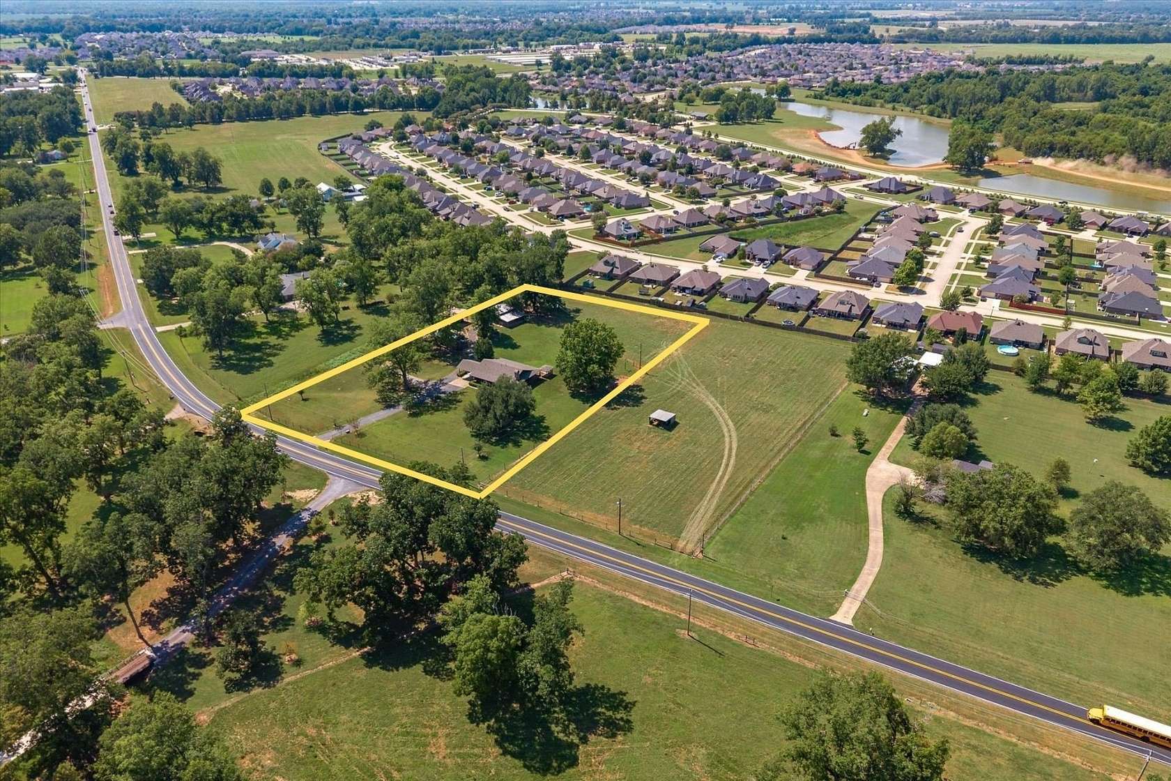 3 Acres of Land with Home for Sale in Bossier City, Louisiana