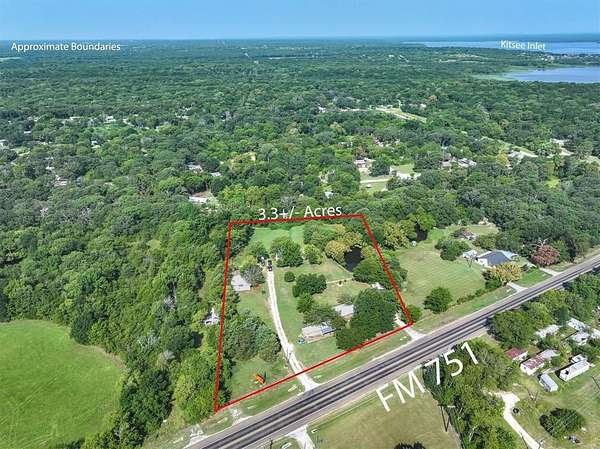 3.34 Acres of Residential Land with Home for Sale in Wills Point, Texas