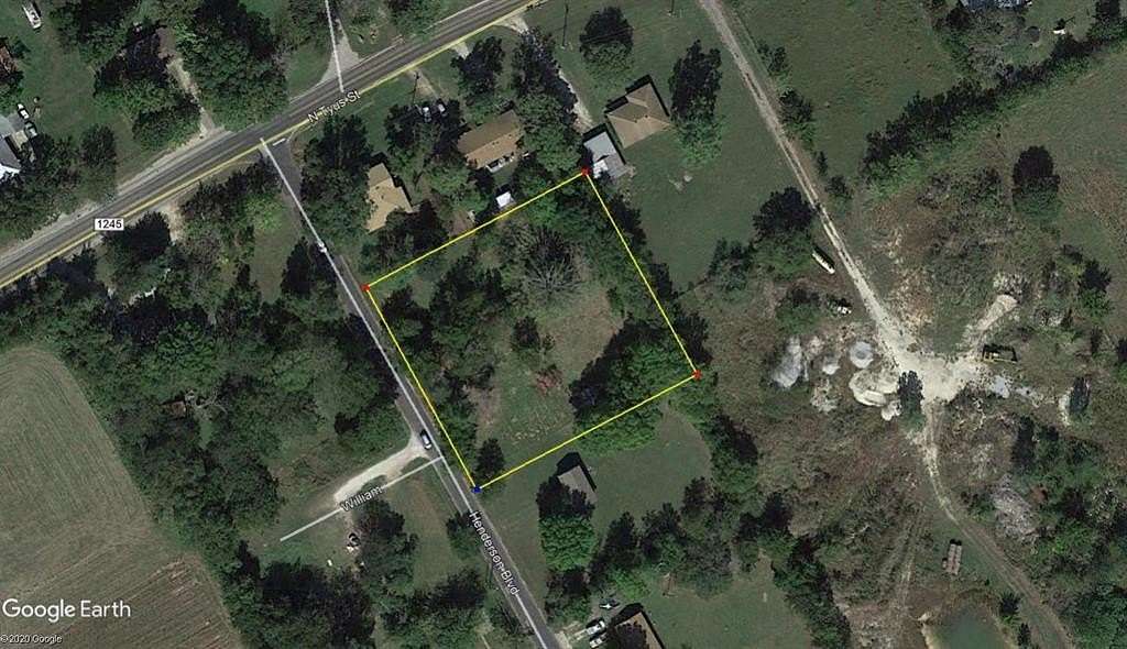 1.11 Acres of Residential Land for Sale in Groesbeck, Texas