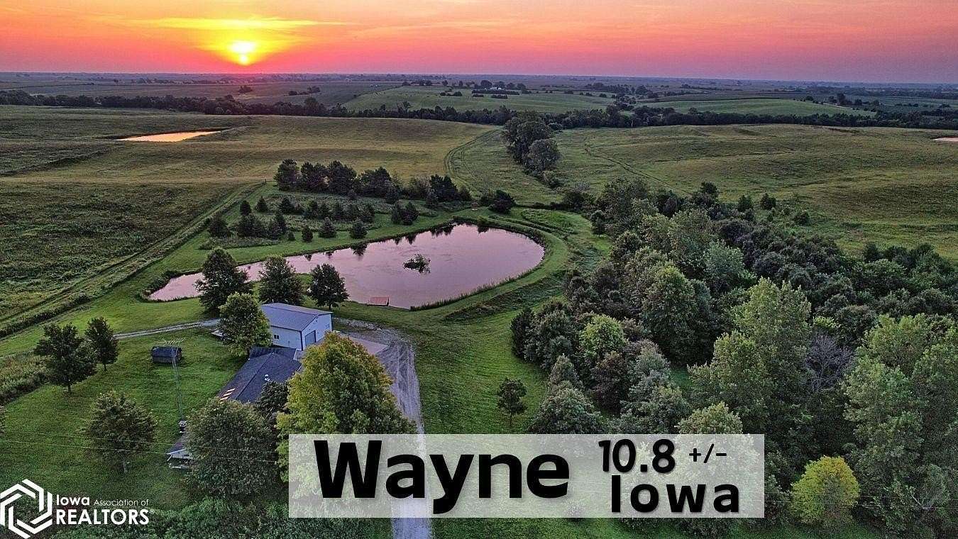 10.8 Acres of Recreational Land with Home for Sale in Corydon, Iowa