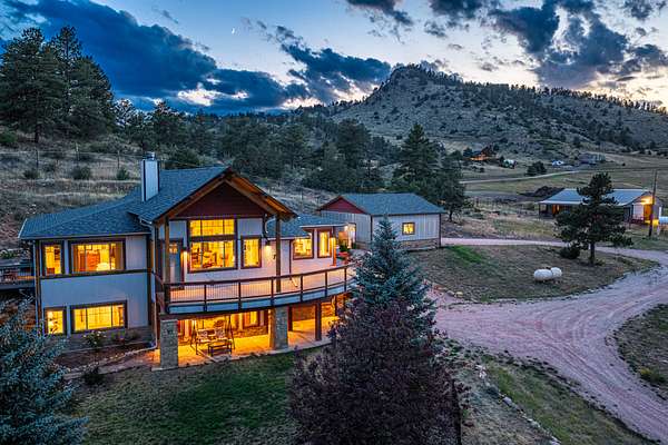 57.3 Acres of Recreational Land with Home for Sale in Livermore, Colorado
