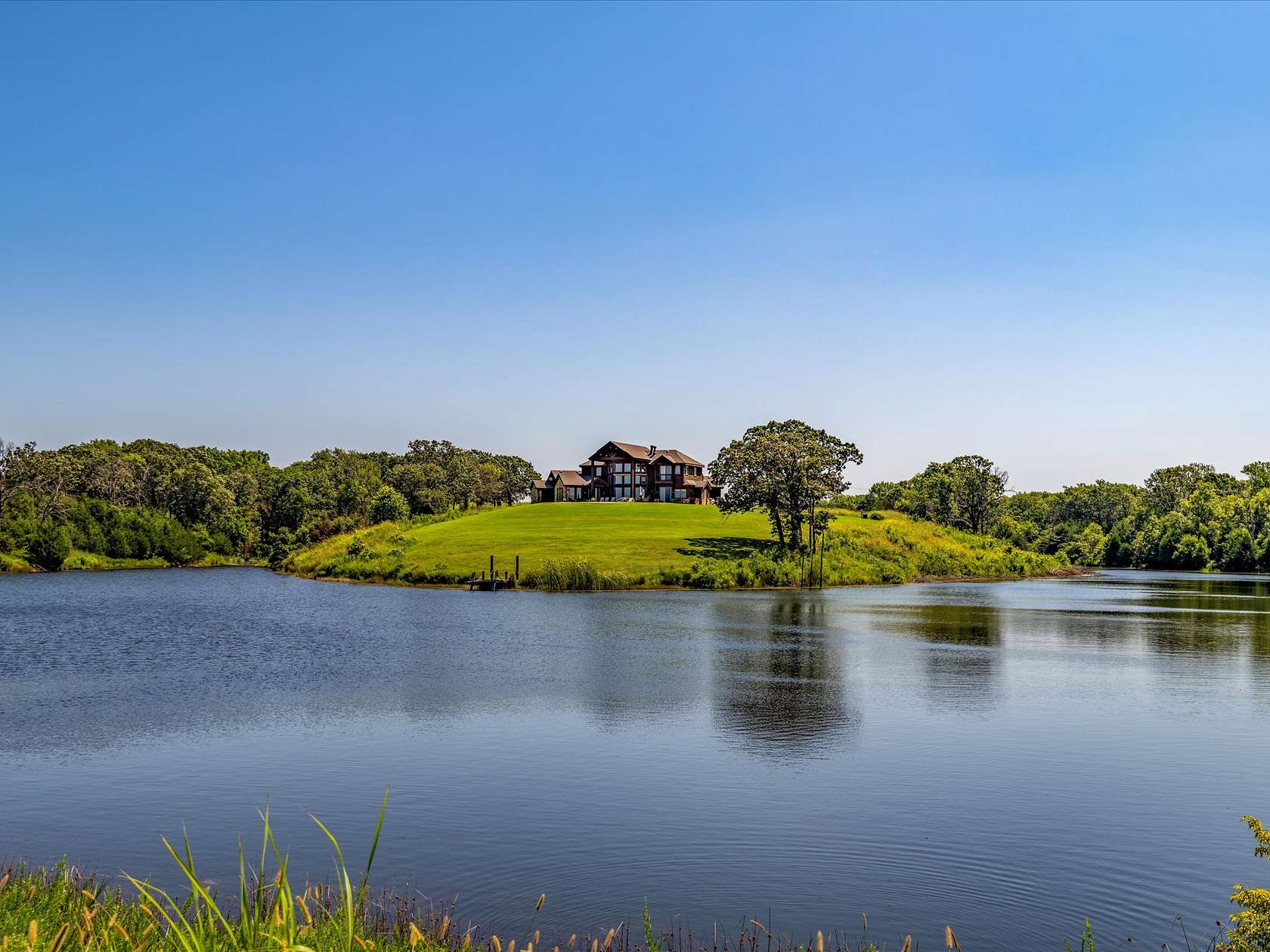 73 Acres of Recreational Land with Home for Sale in Ochelata, Oklahoma