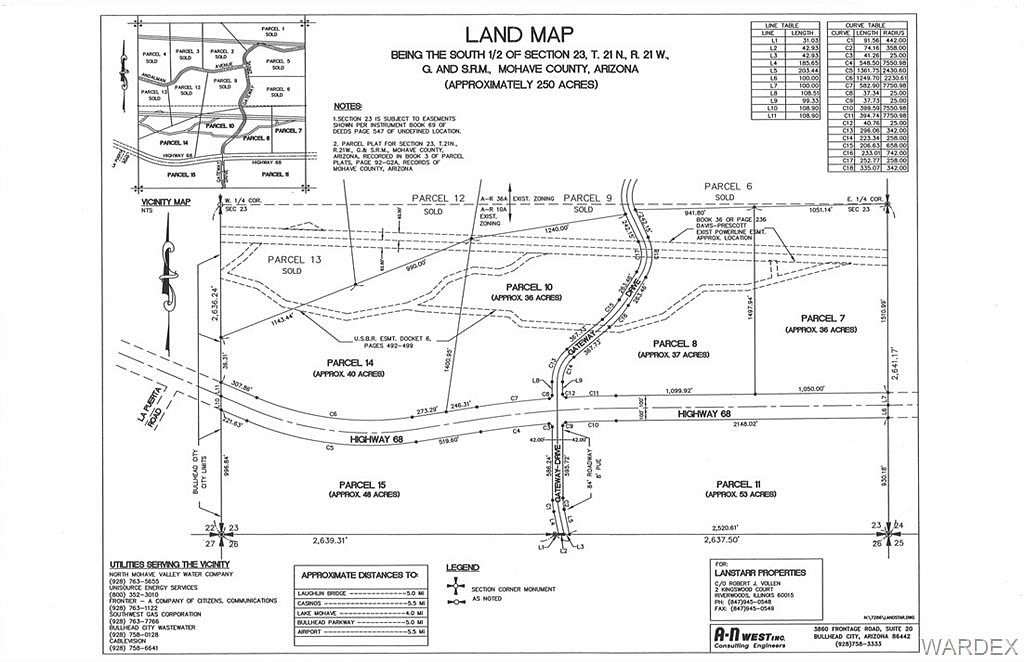 243 Acres of Land for Sale in Bullhead City, Arizona