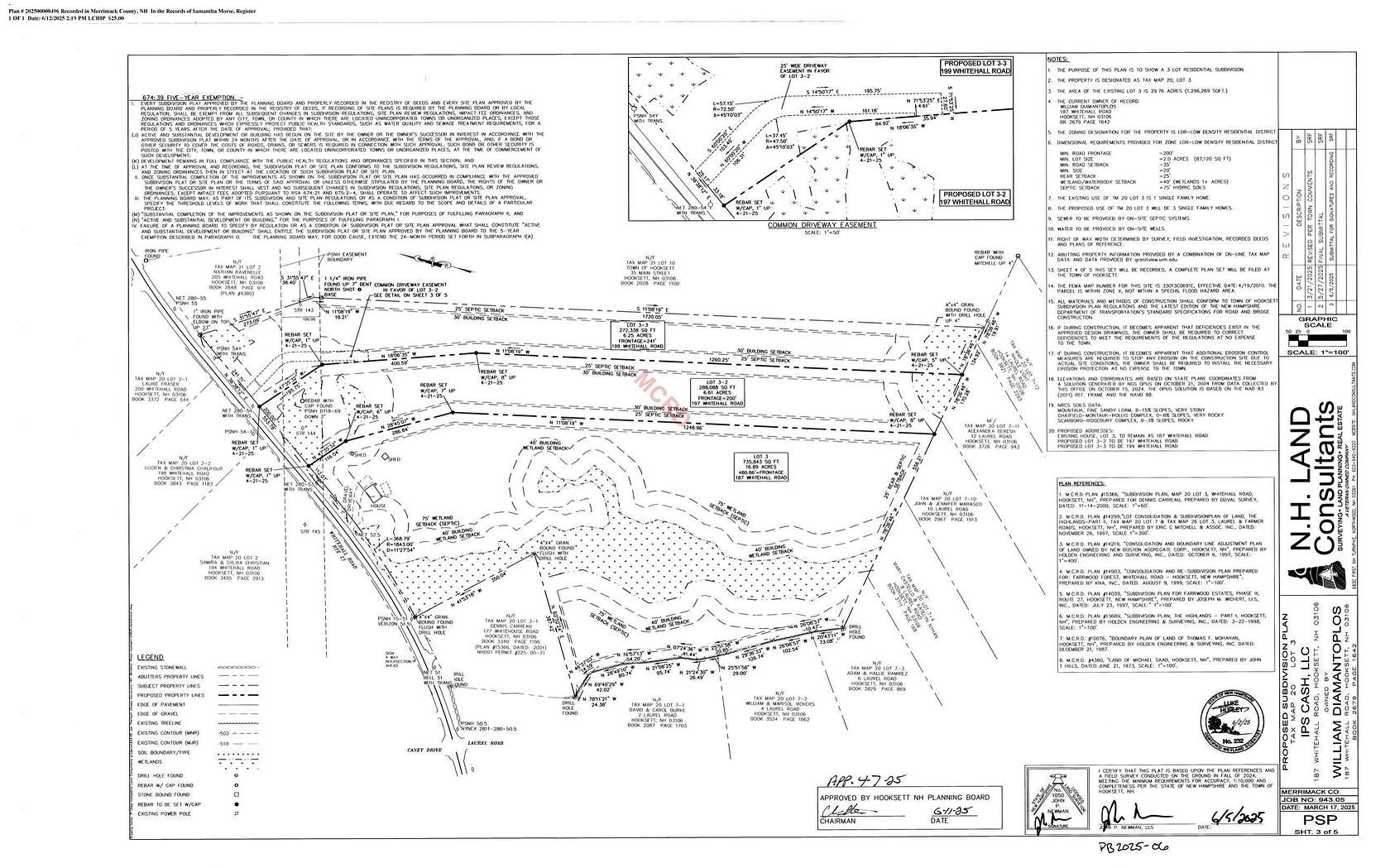 6.6 Acres of Residential Land for Sale in Hooksett, New Hampshire