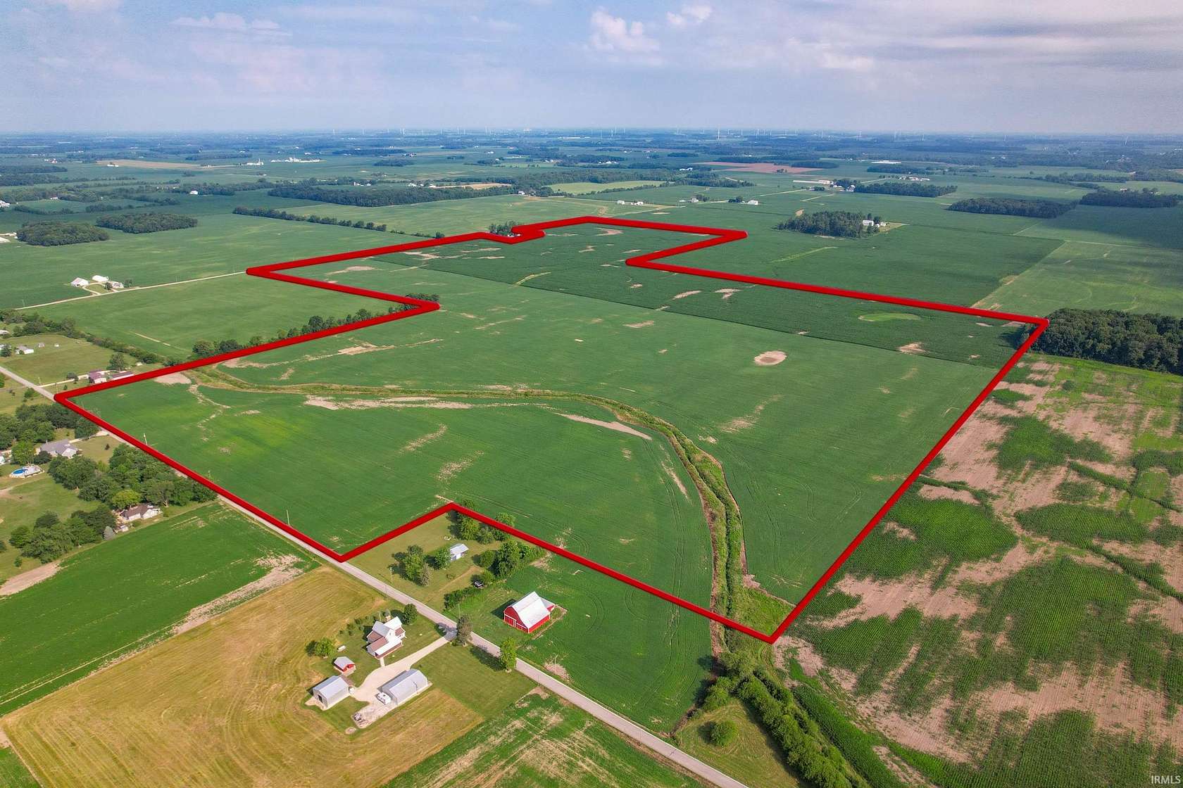 194 Acres of Agricultural Land for Auction in Winchester, Indiana