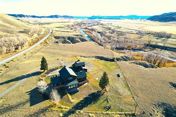 2 Acres of Residential Land with Home for Sale in Meeteetse, Wyoming