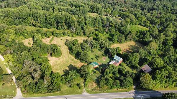 10.8 Acres of Land with Home for Auction in Lisbon, Ohio