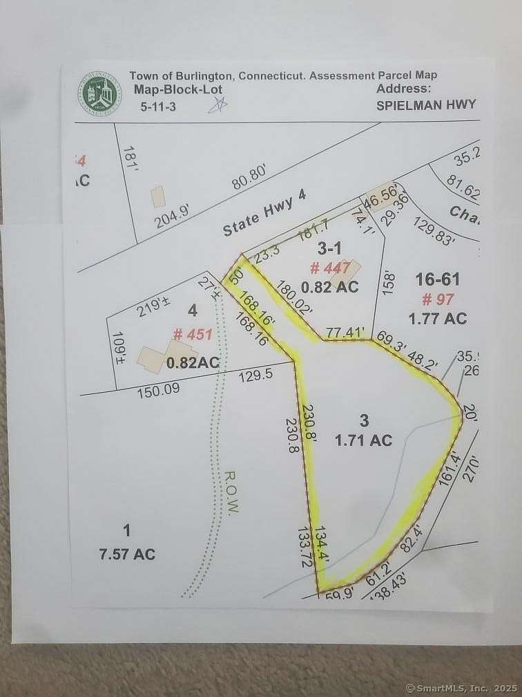 1.7 Acres of Residential Land for Sale in Burlington, Connecticut