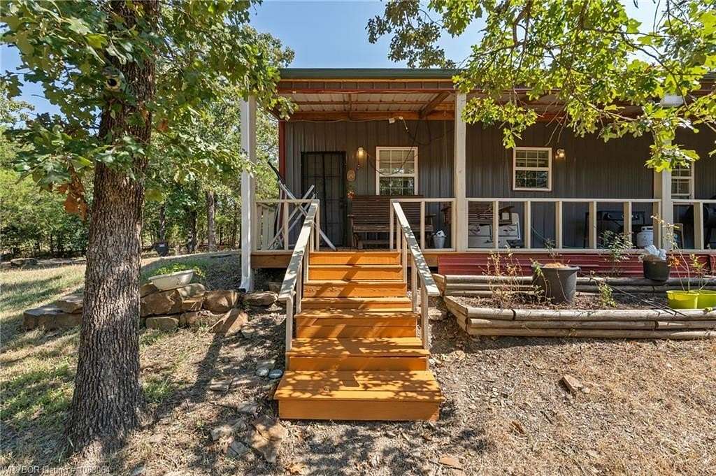 10 Acres of Residential Land with Home for Sale in Huntington, Arkansas