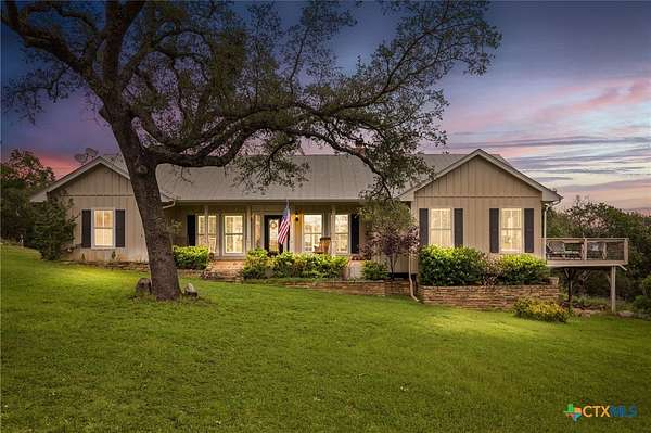 6 Acres of Residential Land with Home for Sale in New Braunfels, Texas