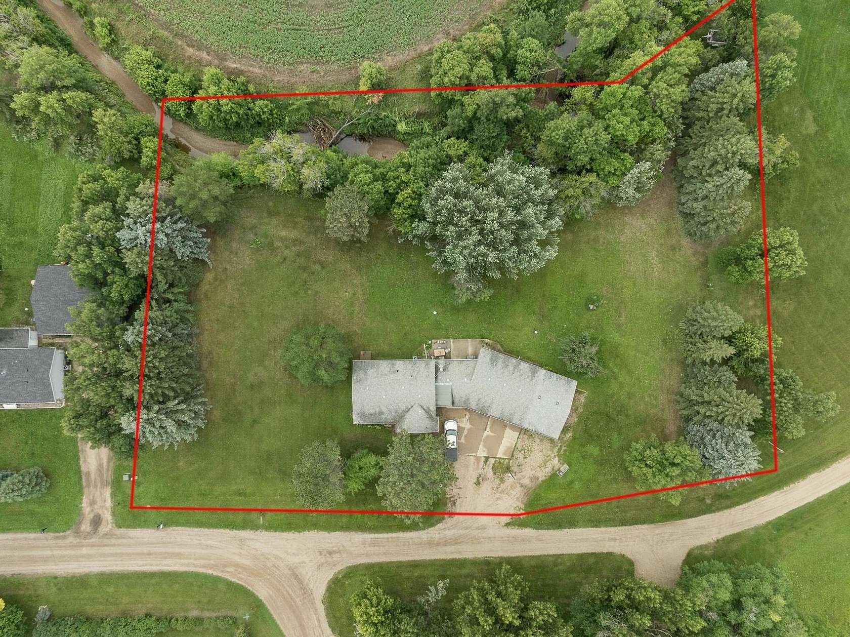 1.58 Acres of Residential Land with Home for Sale in Minot, North Dakota