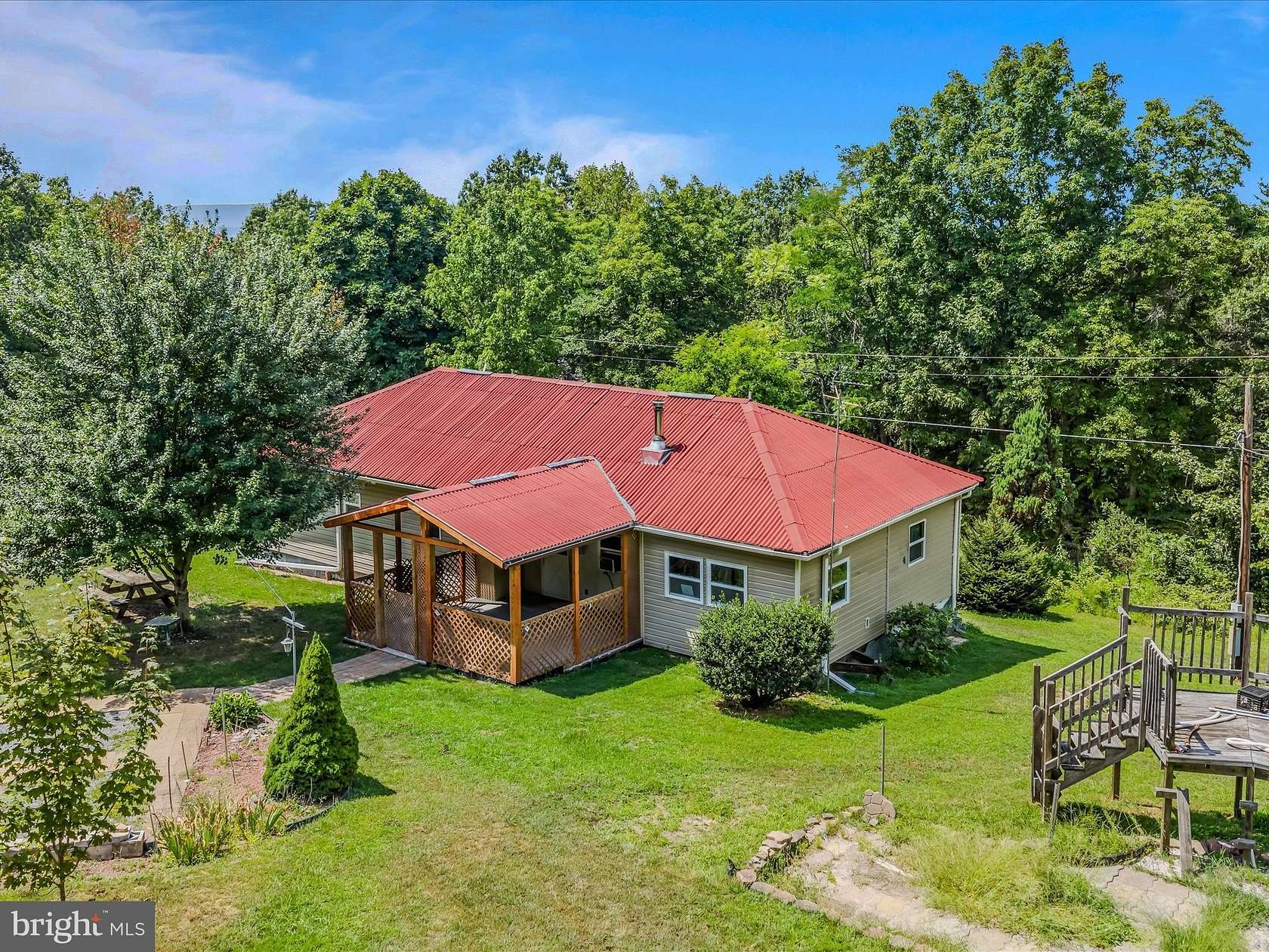 5.9 Acres of Land with Home for Sale in Berkeley Springs, West Virginia