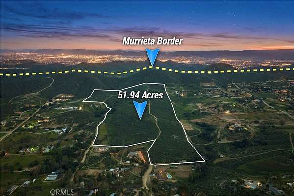 52 Acres of Land for Sale in Menifee, California