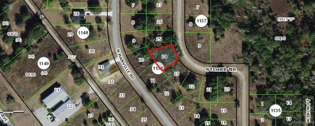 0.23 Acres of Residential Land for Sale in Citrus Springs, Florida