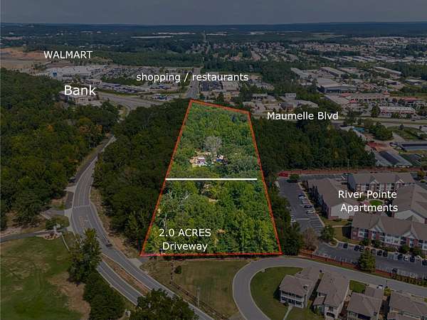 2 Acres of Improved Mixed-Use Land for Sale in North Little Rock, Arkansas