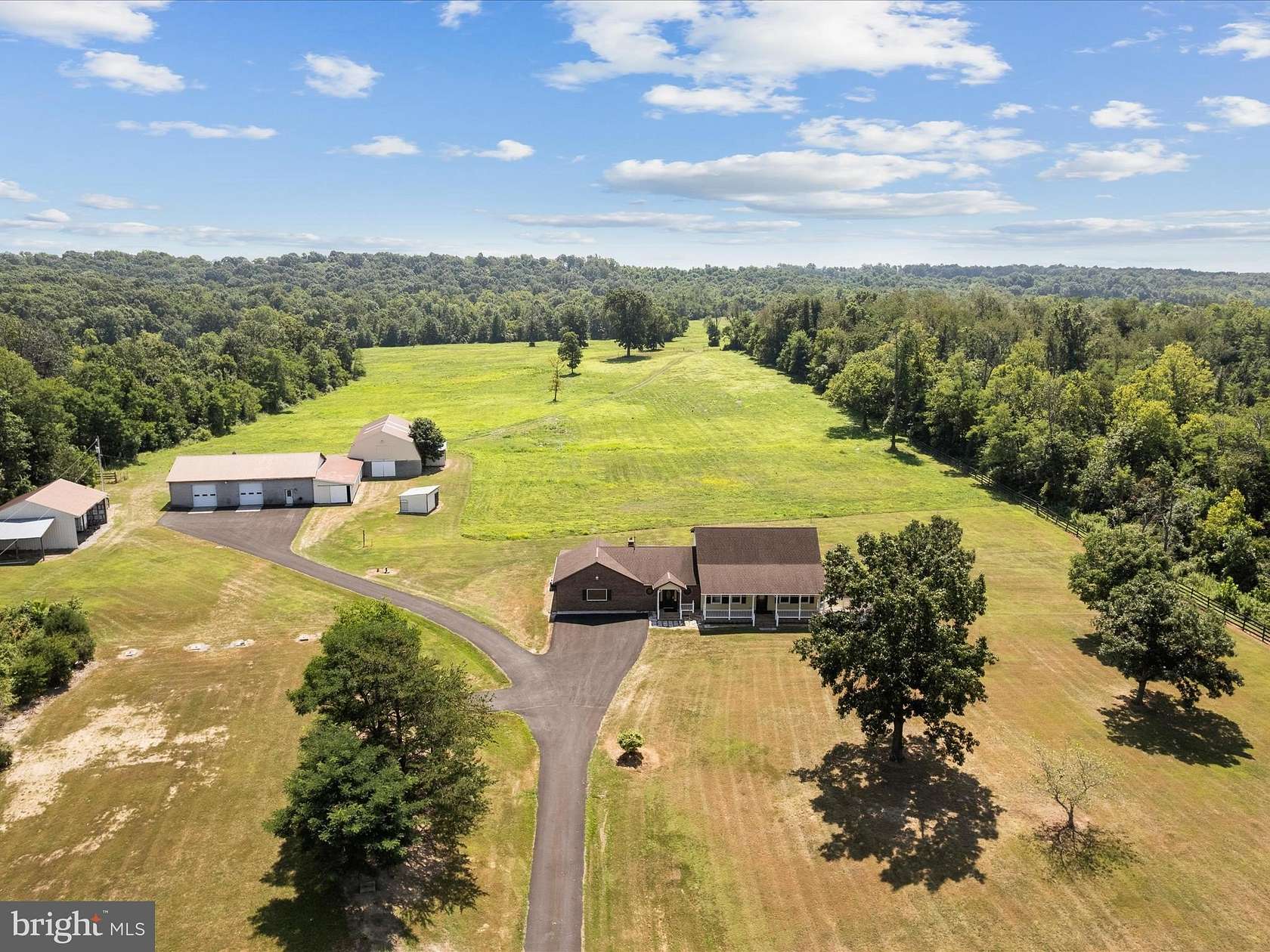 77 Acres of Agricultural Land with Home for Sale in Gerrardstown, West Virginia