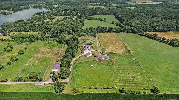 27.9 Acres of Agricultural Land with Home for Sale in Chelsea, Michigan