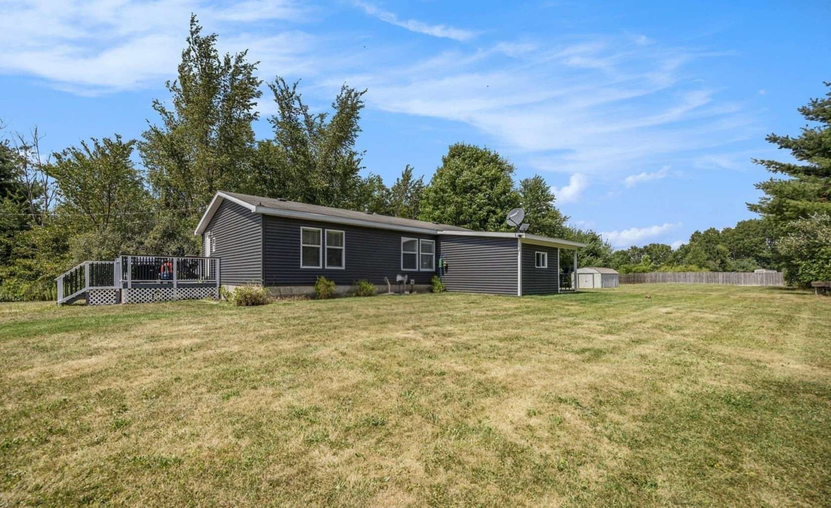 9.53 Acres of Residential Land with Home for Sale in Howard City, Michigan