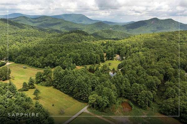 38 Acres of Land with Home for Sale in Sapphire, North Carolina