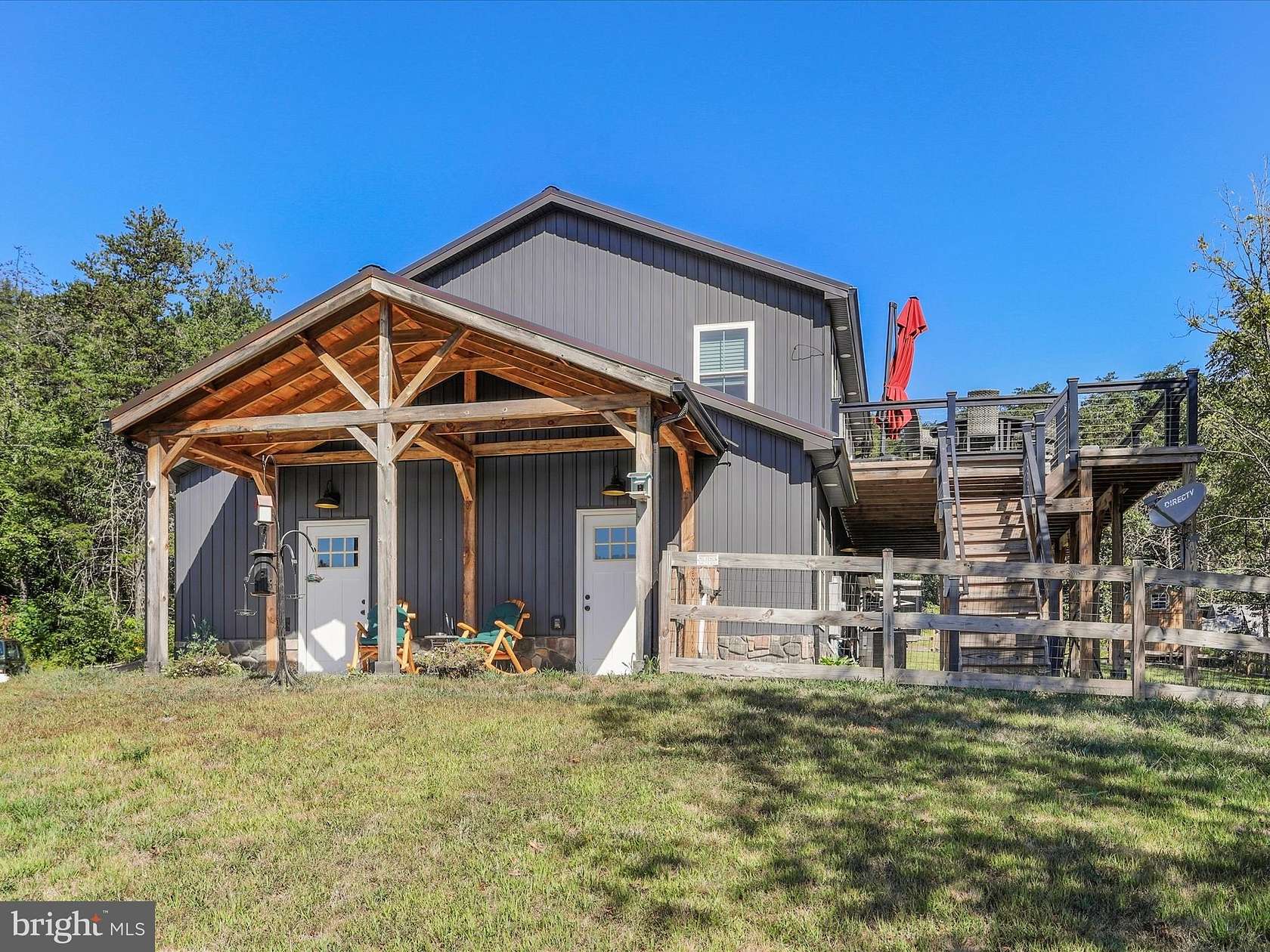 10 Acres of Residential Land with Home for Sale in Berkeley Springs, West Virginia