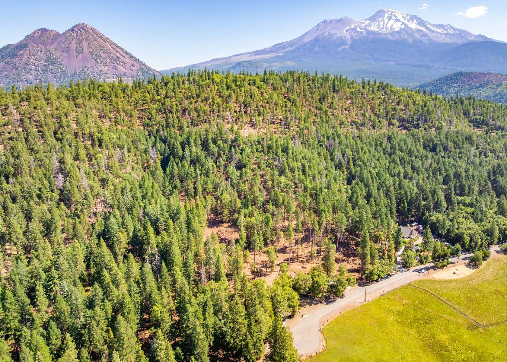 6.7 Acres of Land with Home for Sale in Mount Shasta, California